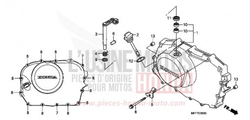 PANNEAU CARTER-MOTEUR D. XL700VA8 de 2008